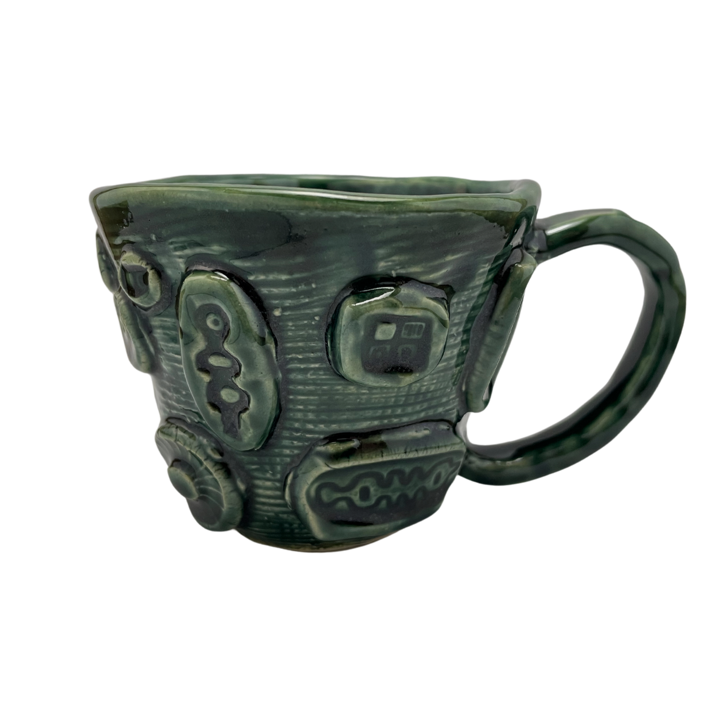Handcrafted Stoneware Mug - Tayer Teal