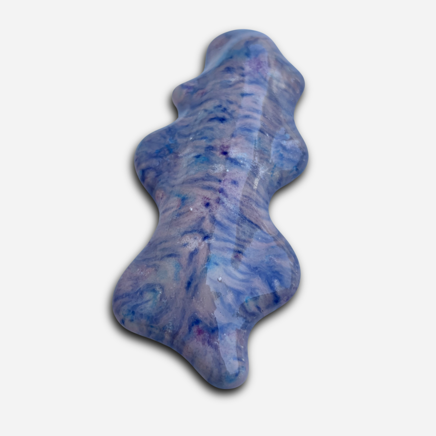 Amorphous Mezuzah Cotton Candy Swirl