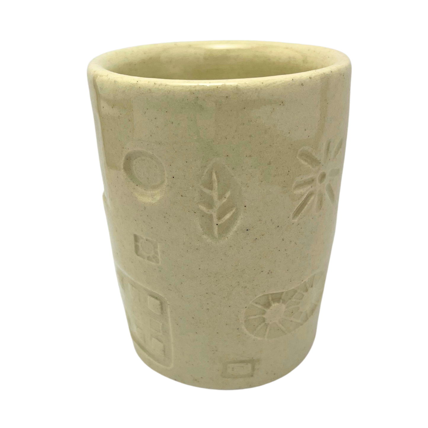 Handmade Cups vintage pottery style wine tumblers retro ceramics drinking glasses for wine coffee tea shabbat kiddush drinkware kitchen home off white cream