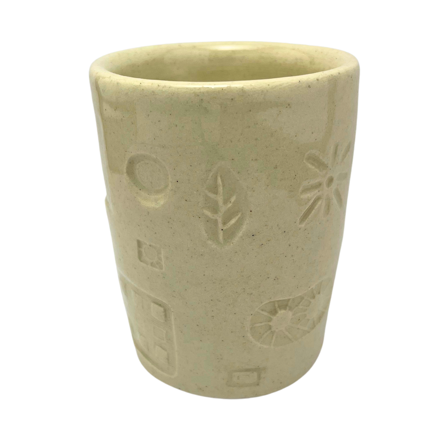 Handmade Cups vintage pottery style wine tumblers retro ceramics drinking glasses for wine coffee tea shabbat kiddush drinkware kitchen home off white cream