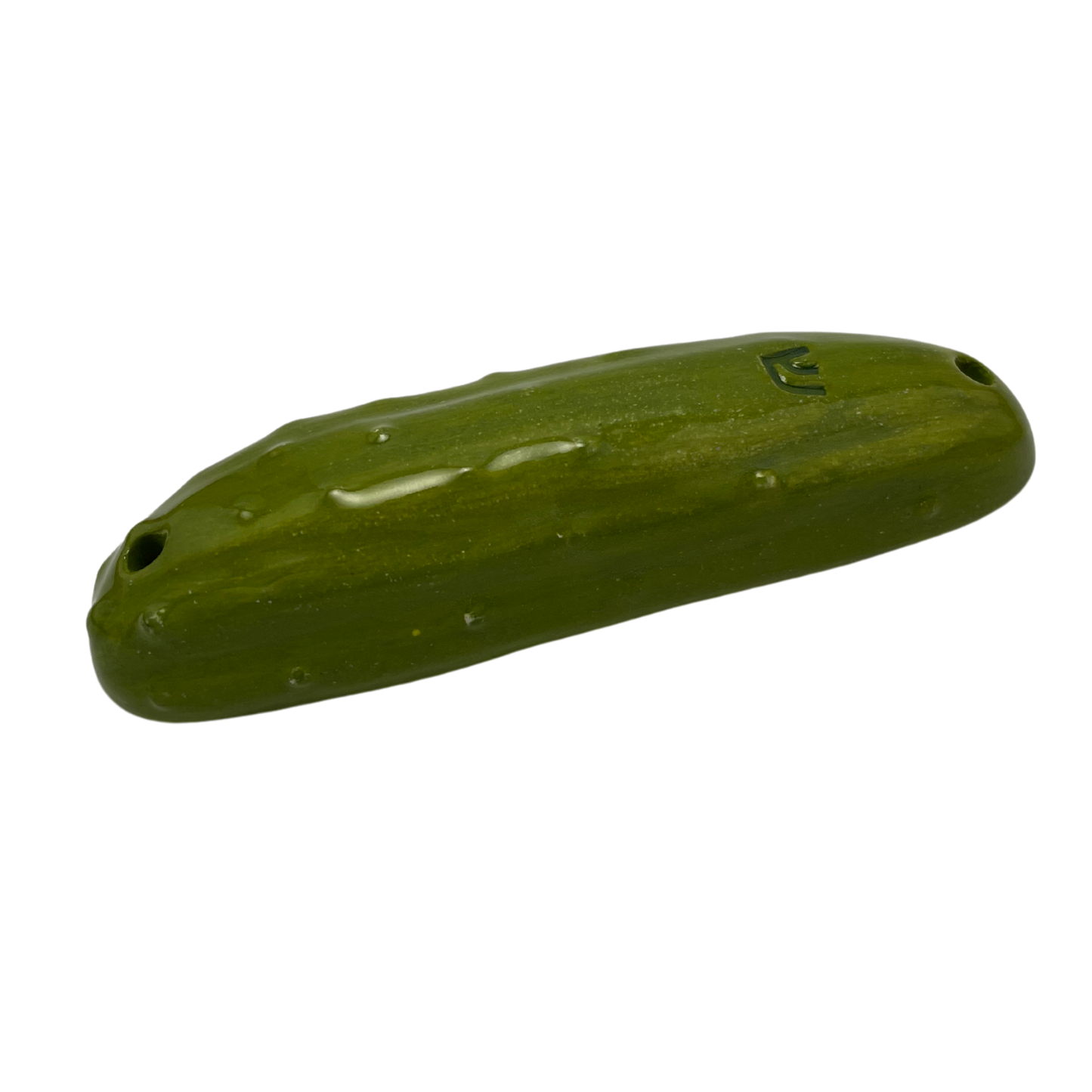 Pickle Mezuzah Handmade - Kosher Dill Green