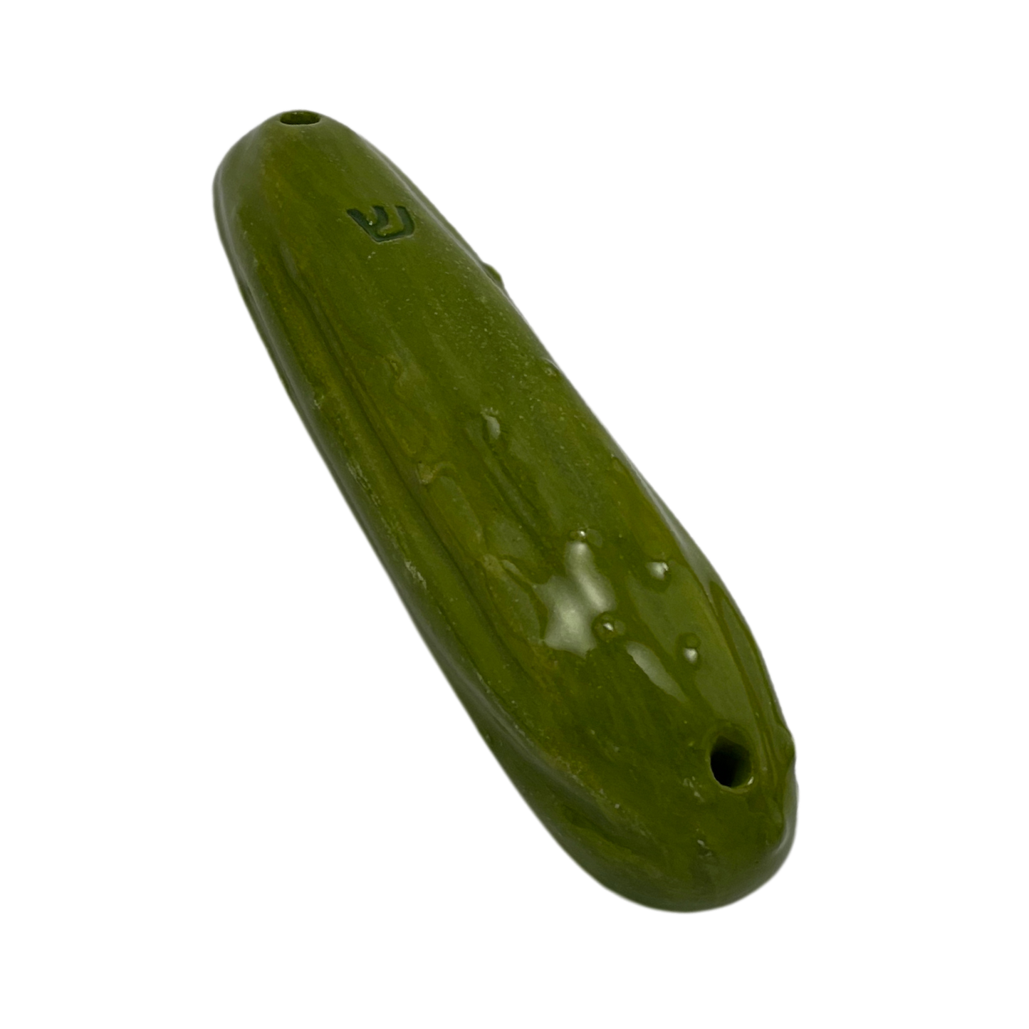Pickle Mezuzah Handmade - Kosher Dill Green