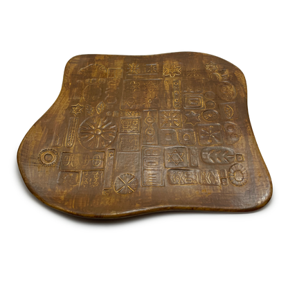 Matzah Plate 10" - Topaz Brown