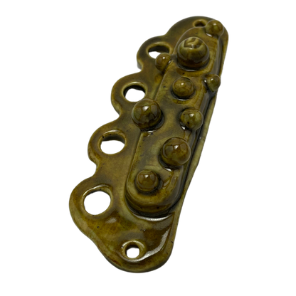 Handcrafted Mezuzah - Olive Green