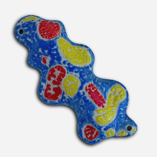 Amorphous Mezuzah RYB Primary Colors