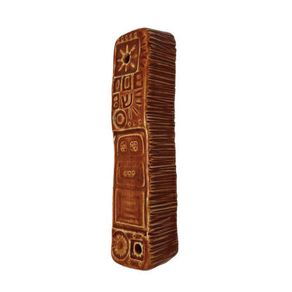 Handcrafted Mezuzah - Amber Honey