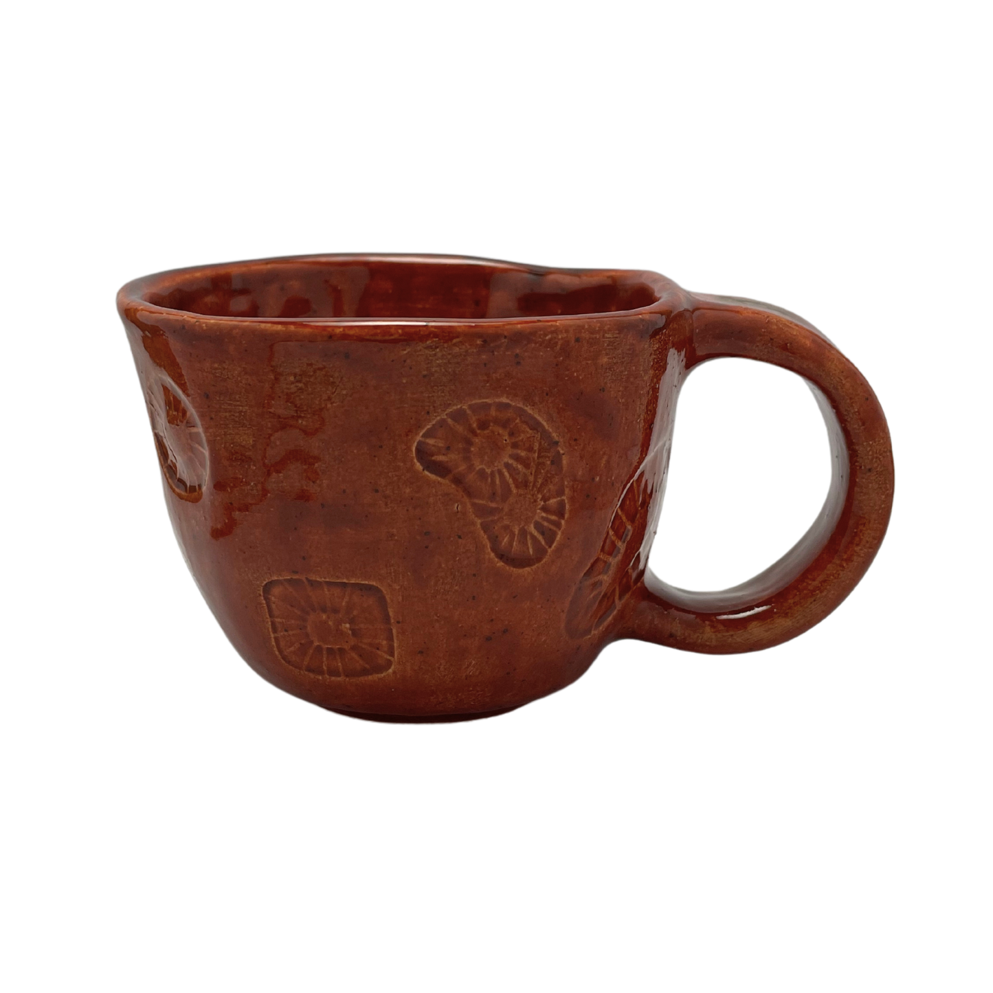 Handcrafted Stoneware Mug - Charoset Burnt Orange