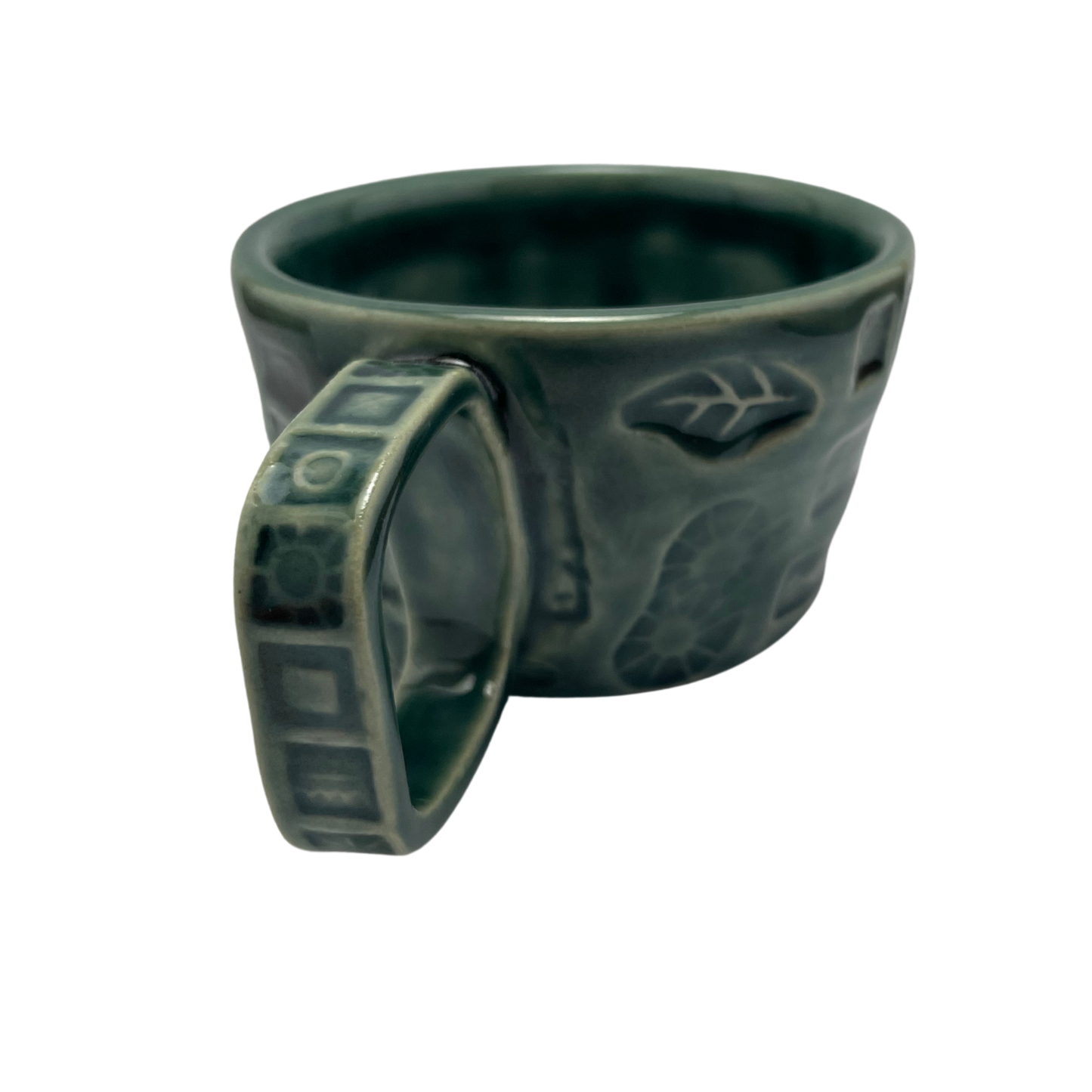 Handcrafted Stoneware Mug - Tayer Teal