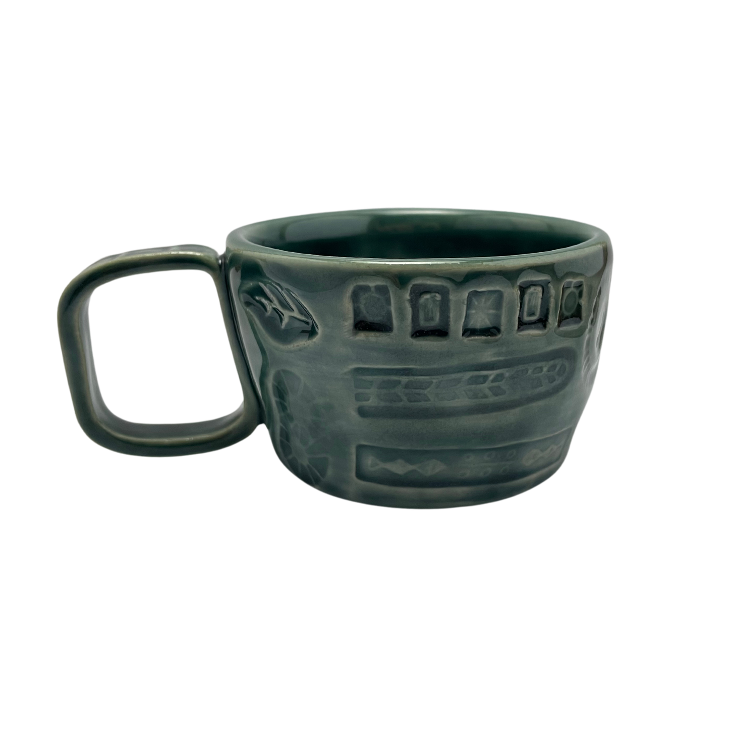 Handcrafted Stoneware Mug - Tayer Teal