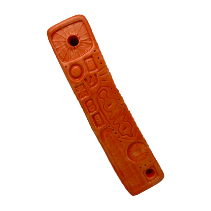 Handcrafted Mezuzah - Osher Orange