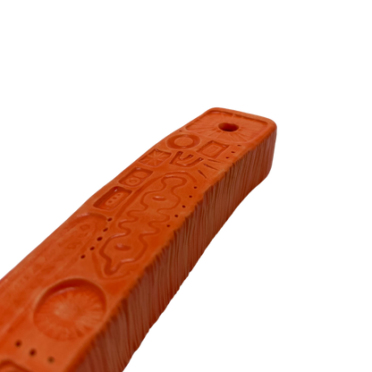 Handcrafted Mezuzah - Osher Orange
