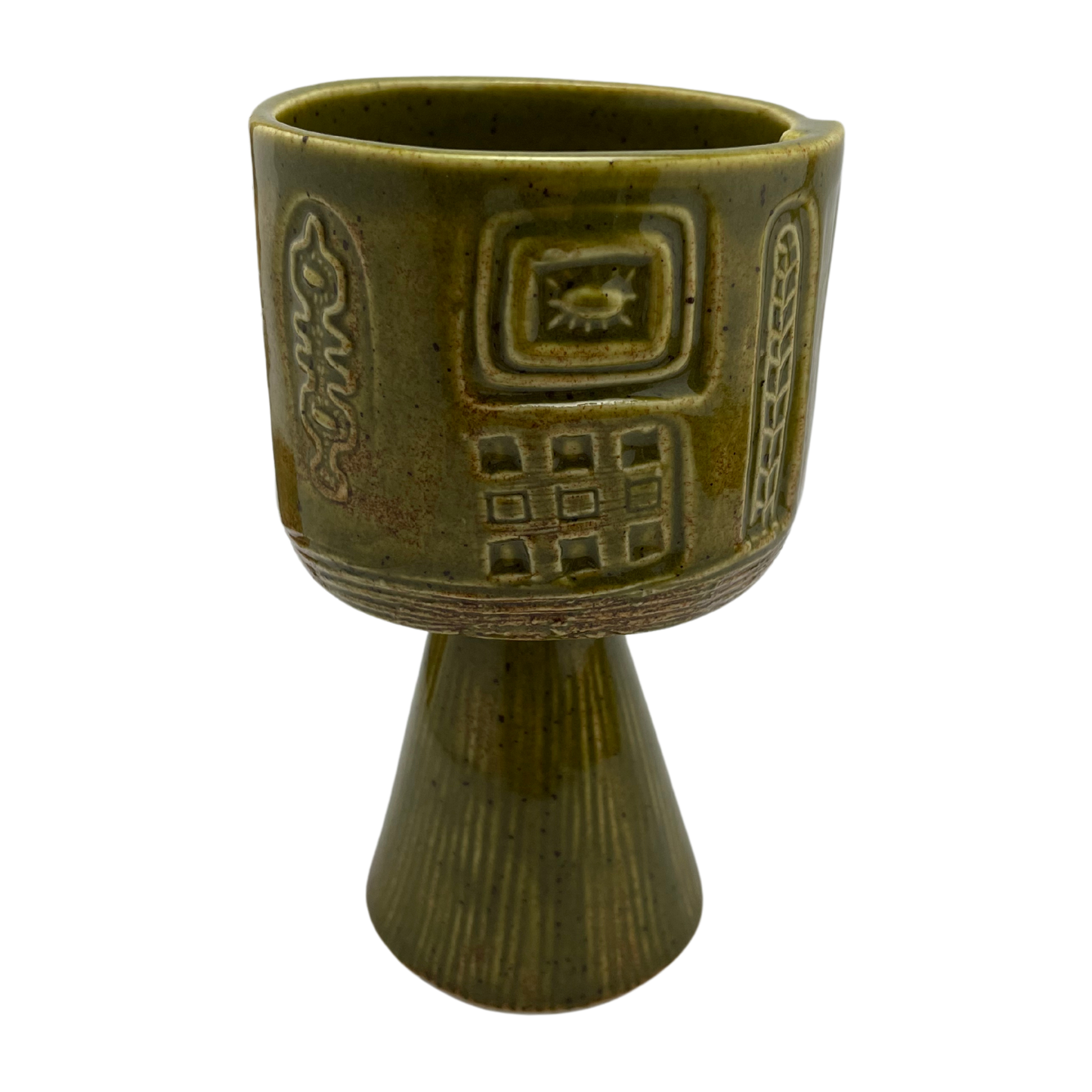 Tall Kiddush Cup - Kosher Dill Green, 4.5 oz