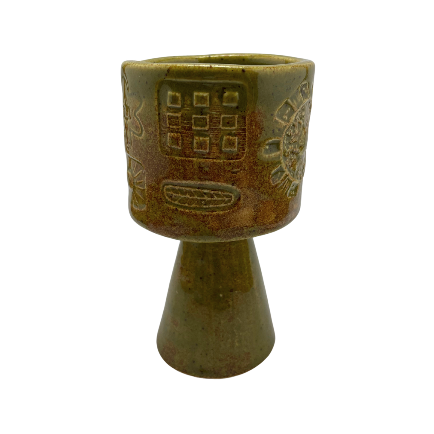 Tall Kiddush Cup - Kosher Dill Green, 3.5 oz