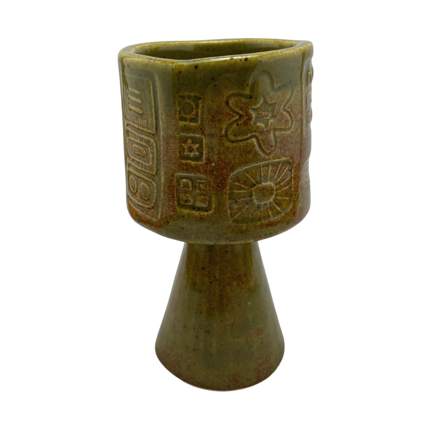Tall Kiddush Cup - Kosher Dill Green, 3.5 oz