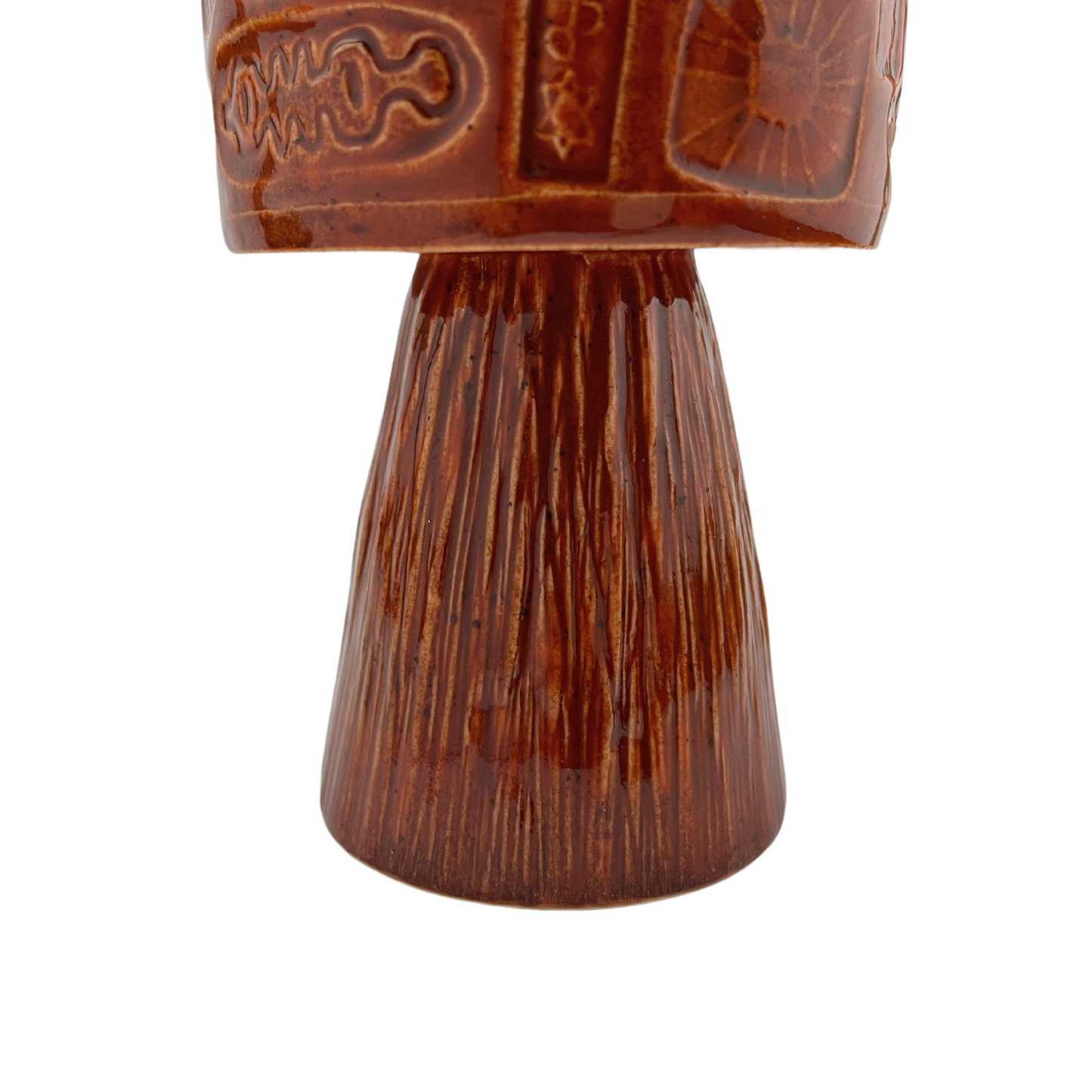 Tall Kiddush Cup - Charoset Burnt orange, 4 oz