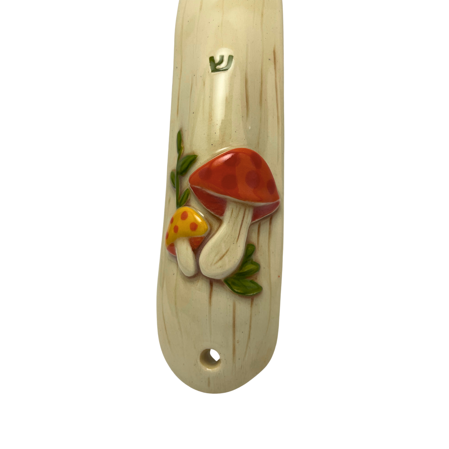 Mushroom Mezuzah - Retro Multi-Color