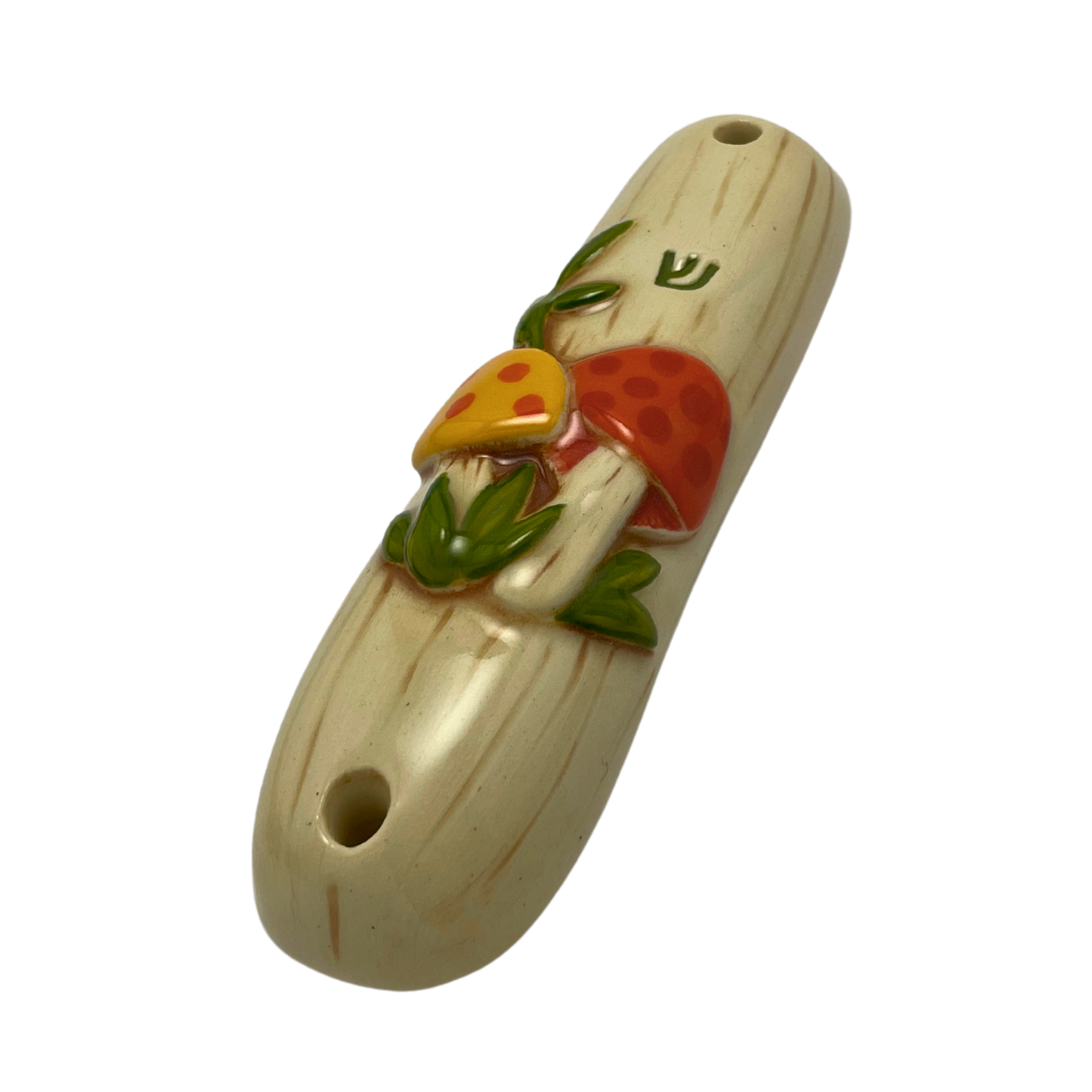 Mushroom Mezuzah - Multi-Color