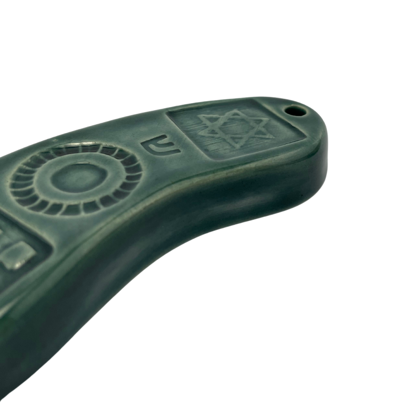 Handcrafted Mezuzah - Tayer Teal