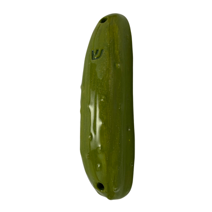 pickle mezuzah handmade ceramic mezuzot green pickle hand painted