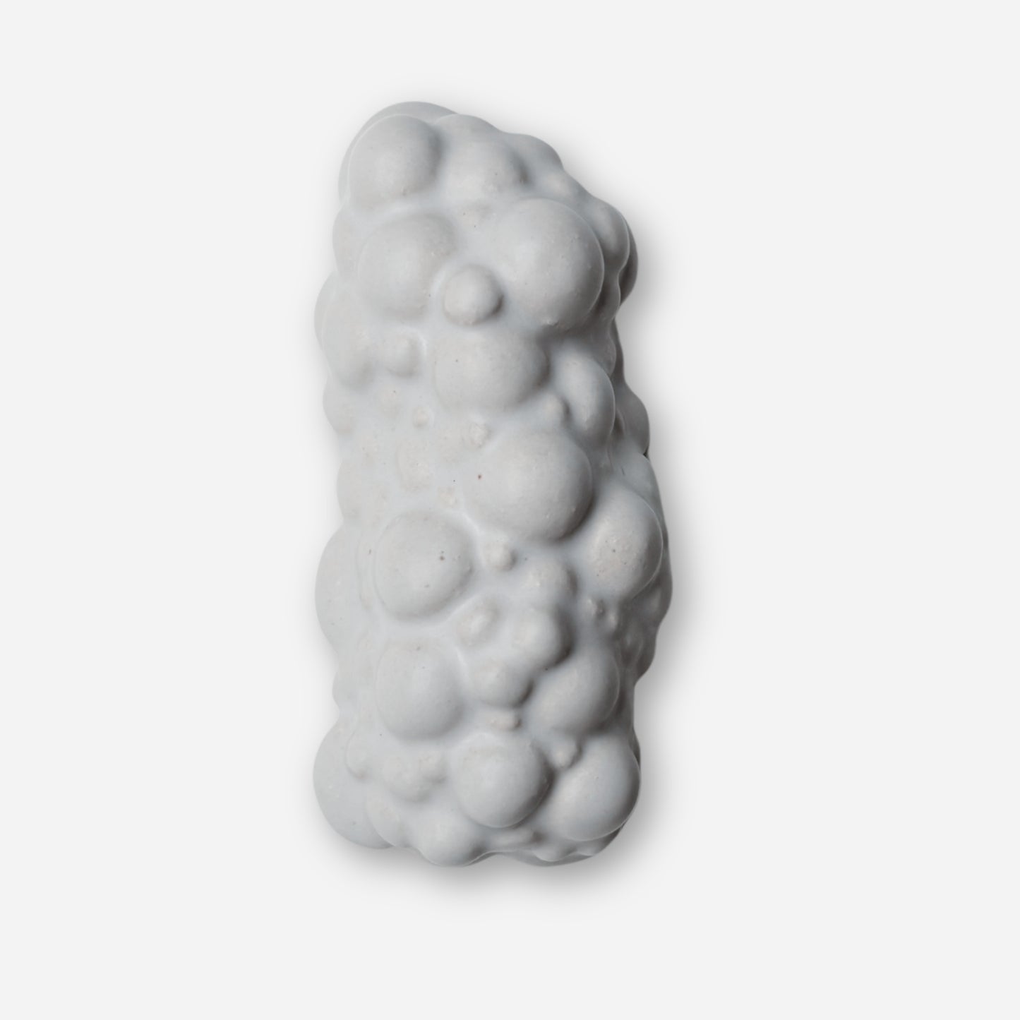 sculptural ceramic mezuzah case bubble texture cloud form minimalist judaica