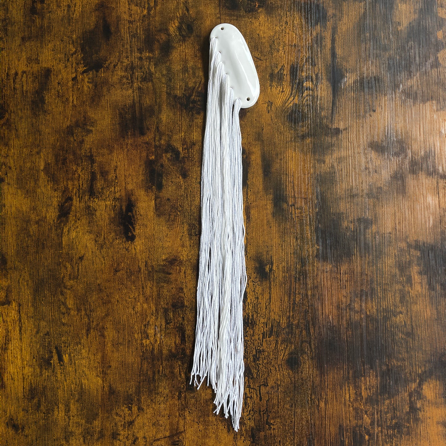 Textile Mezuzah - Cream